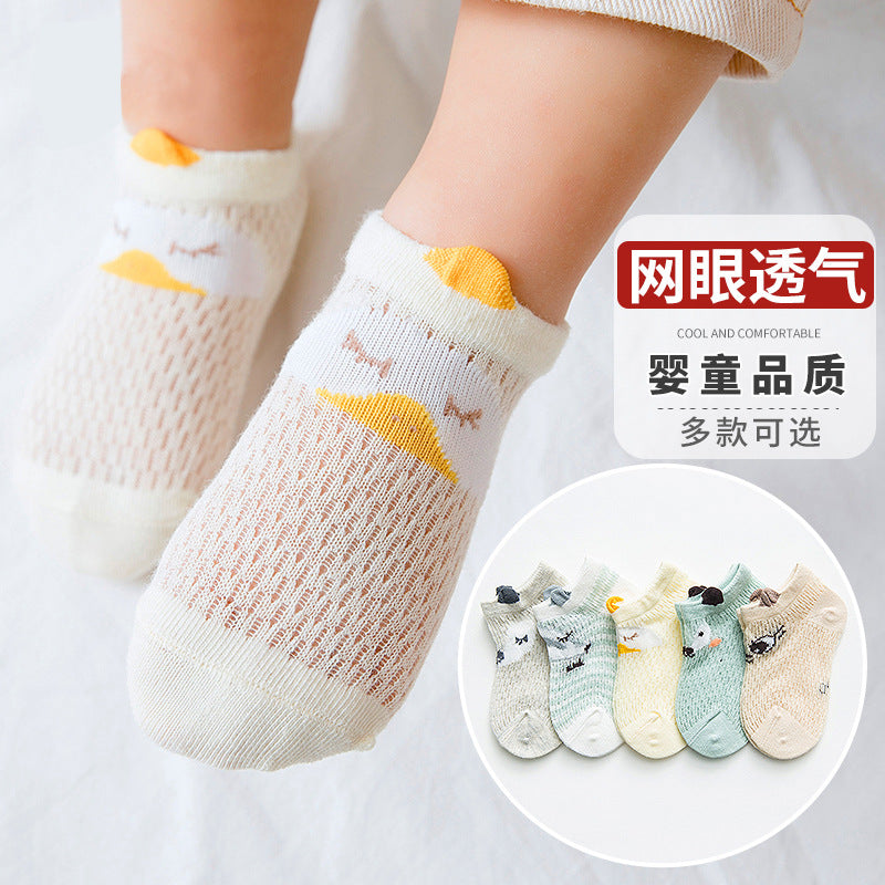 24新款新疆棉儿童袜子夏季薄款春中筒袜宝宝婴儿新生儿男童女童批