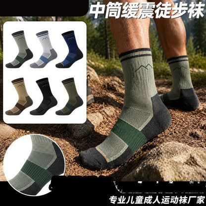 Hiking Socks, Breathable Socks, Outdoor Running, Men's and Women's Quick-drying Long Socks, Professional High-tops