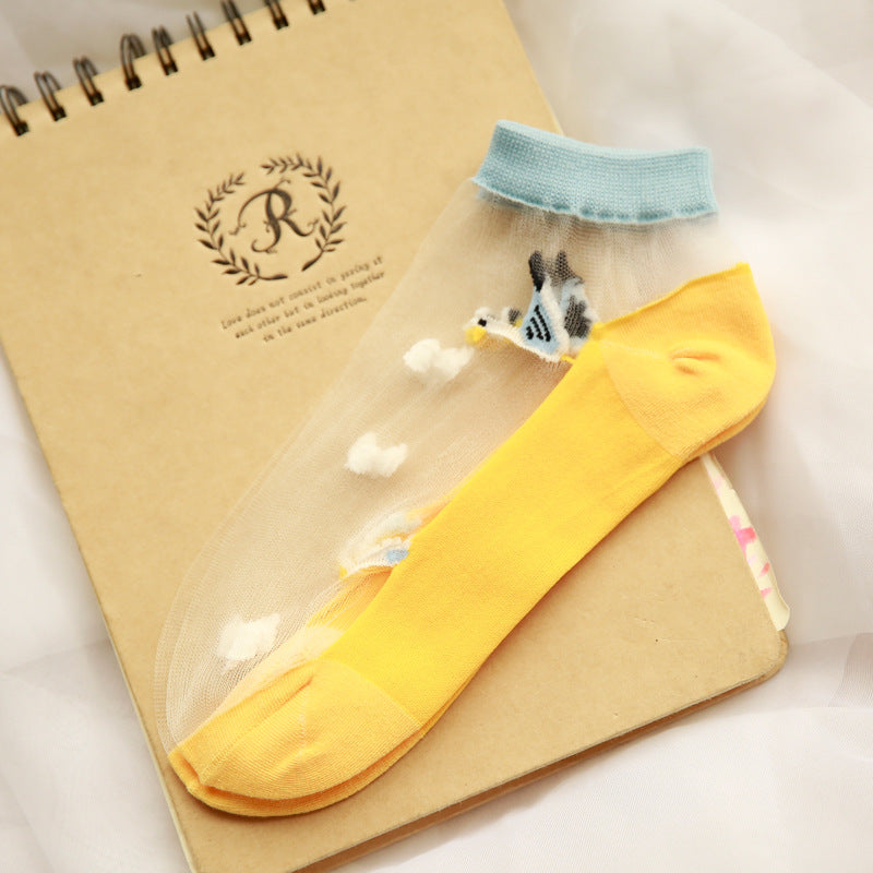 Spring and Summer New Style Women's Boat Shoes - Unique Ocean Series Silk Women's Shoes - Glass Fiber ShoesSpring and Summer New Style Women's Boat Shoes - Unique Ocean Series Silk Women's Shoes - Glass Fiber Shoes