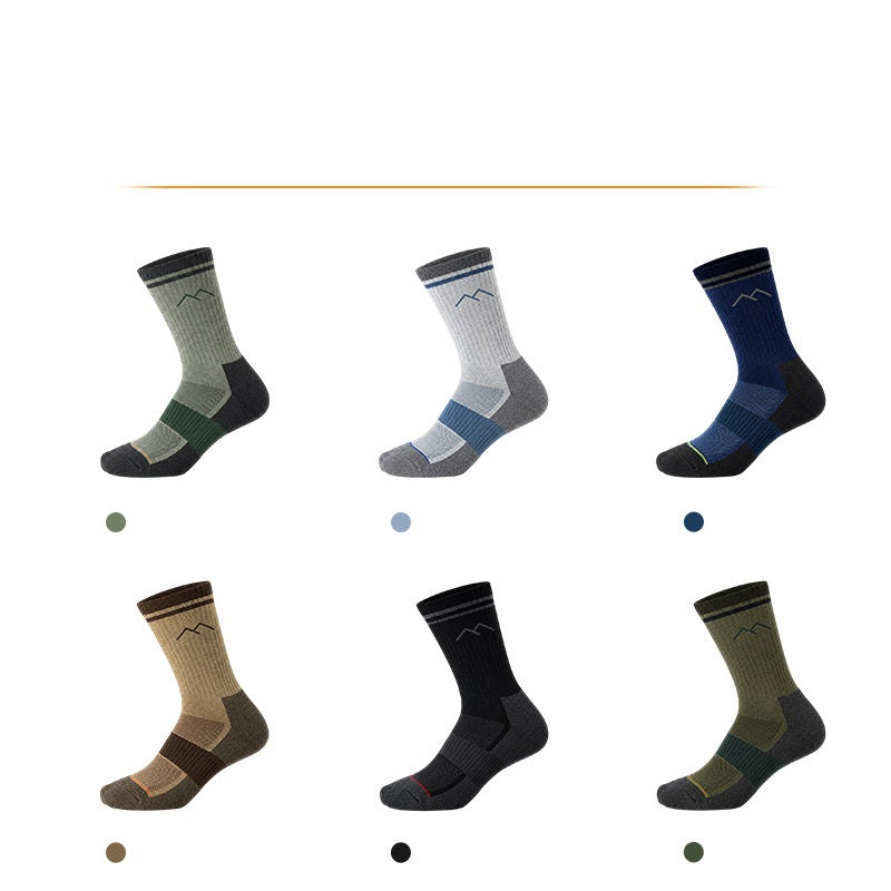 Hiking Socks, Breathable Socks, Outdoor Running, Men's and Women's Quick-drying Long Socks, Professional High-tops