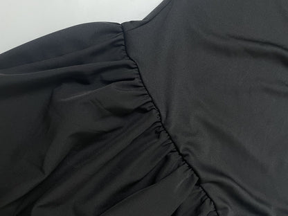 Sexy off-the-shoulder backless slit elegant high-end dress