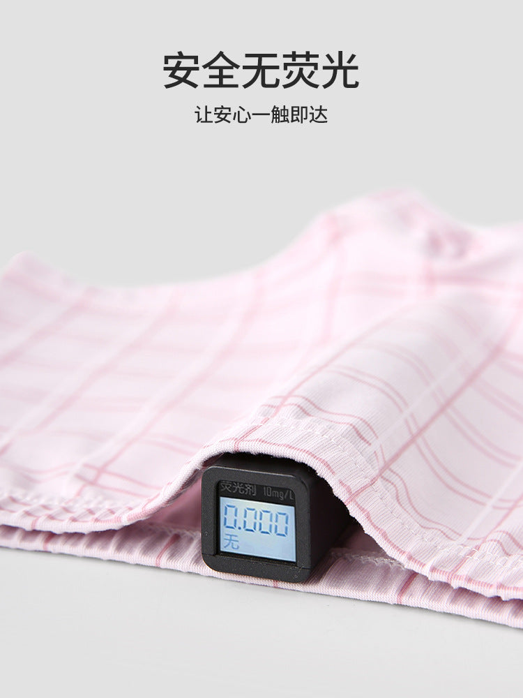 N206儿童内裤批发2026春夏樱桃奶兔儿童四角内裤纯棉透气女童内裤