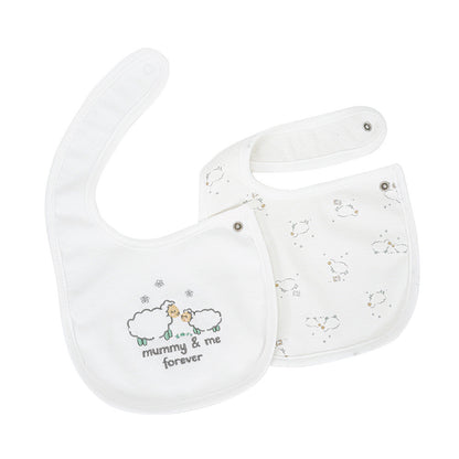 Cartoon children's bib - Pure cotton baby bib with waterproof function - All-cotton waterproof bib for babies - Baby apron - Class A cotton