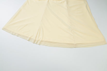 Spring fashion new women's dress with a plunging and slit design, slim fit, pure color, elegant style
