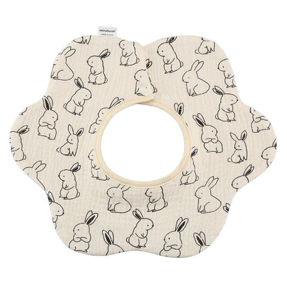 Summer quick-drying 360-degree bib for children, baby cotton pure fabric type A bib, baby apron