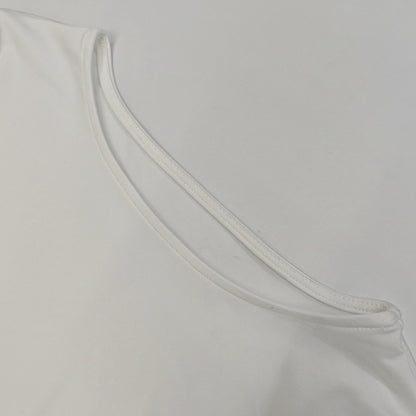New autumn women's clothing - fashionable round-neck long-sleeved fitted pleated and knotted short-sleeved halter top dress