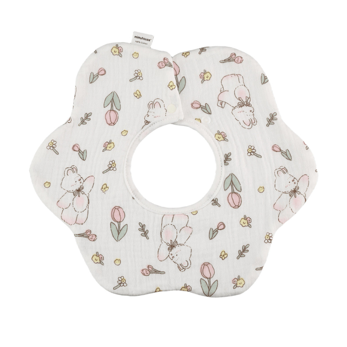 Summer quick-drying 360-degree bib for children, baby cotton pure fabric type A bib, baby apron