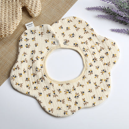 Summer quick-drying 360-degree bib for children, baby cotton pure fabric type A bib, baby apron
