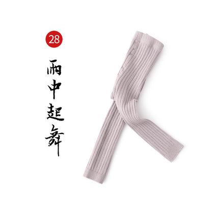 春秋新款女童打底裤纯色精梳棉打底袜外穿春季儿童韩版九分裤批发