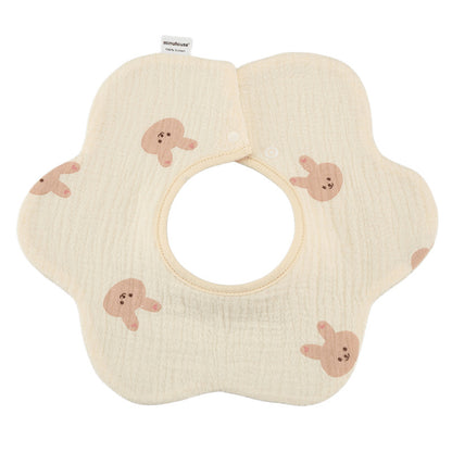 Summer quick-drying 360-degree bib for children, baby cotton pure fabric type A bib, baby apron