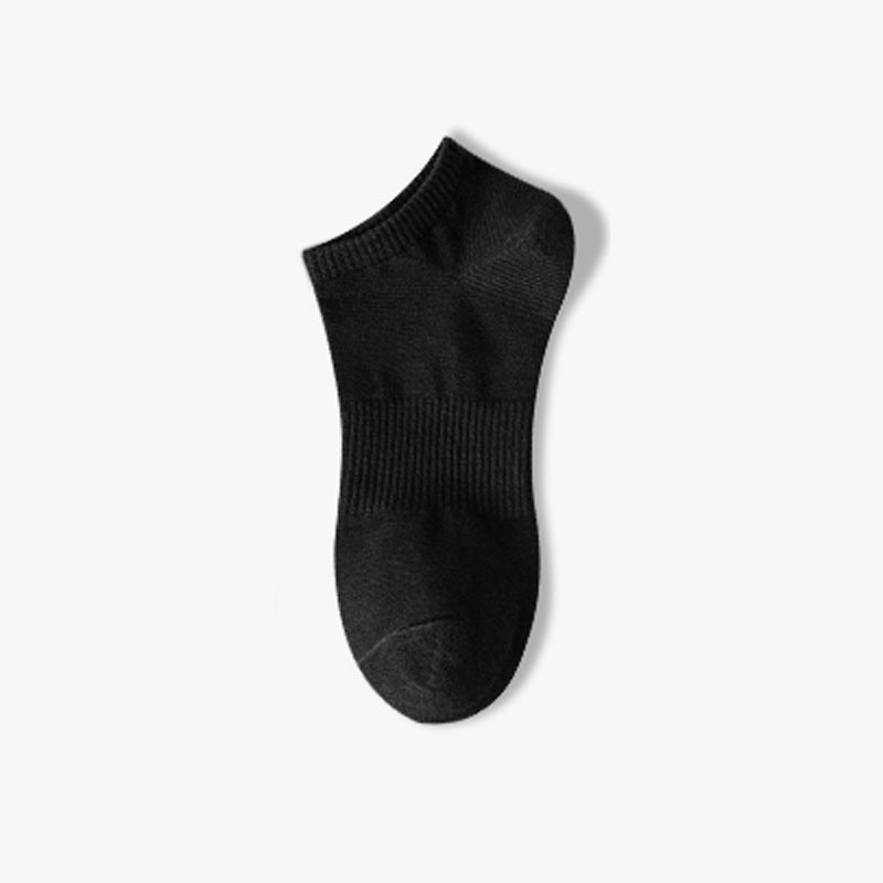 Socks Men's Long Tube Socks 100% Authentic Pure Cotton Anti-Bacterial Odor-Repellent Sweat-Absorbing Short Socks Four Seasons Style Men's Mid-Calf Socks Spring/Summer