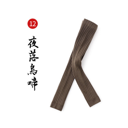 春秋新款女童打底裤纯色精梳棉打底袜外穿春季儿童韩版九分裤批发