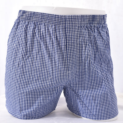 Men's straight-leg cotton pajama pants, loose-fitting sleep pants, three-piece home shorts, woven Arlo pants