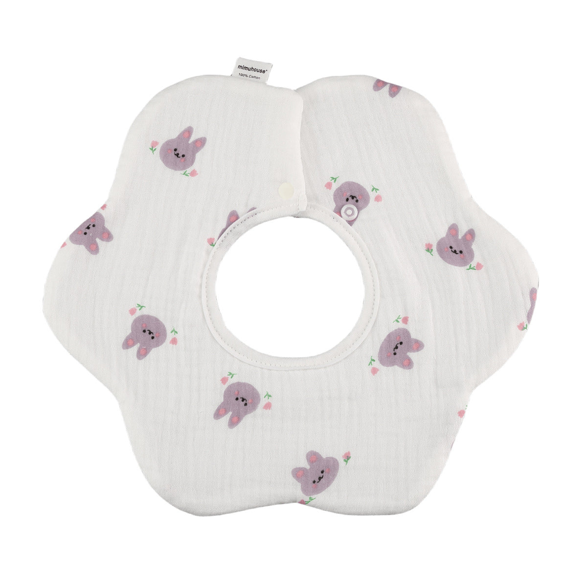 Summer quick-drying 360-degree bib for children, baby cotton pure fabric type A bib, baby apron