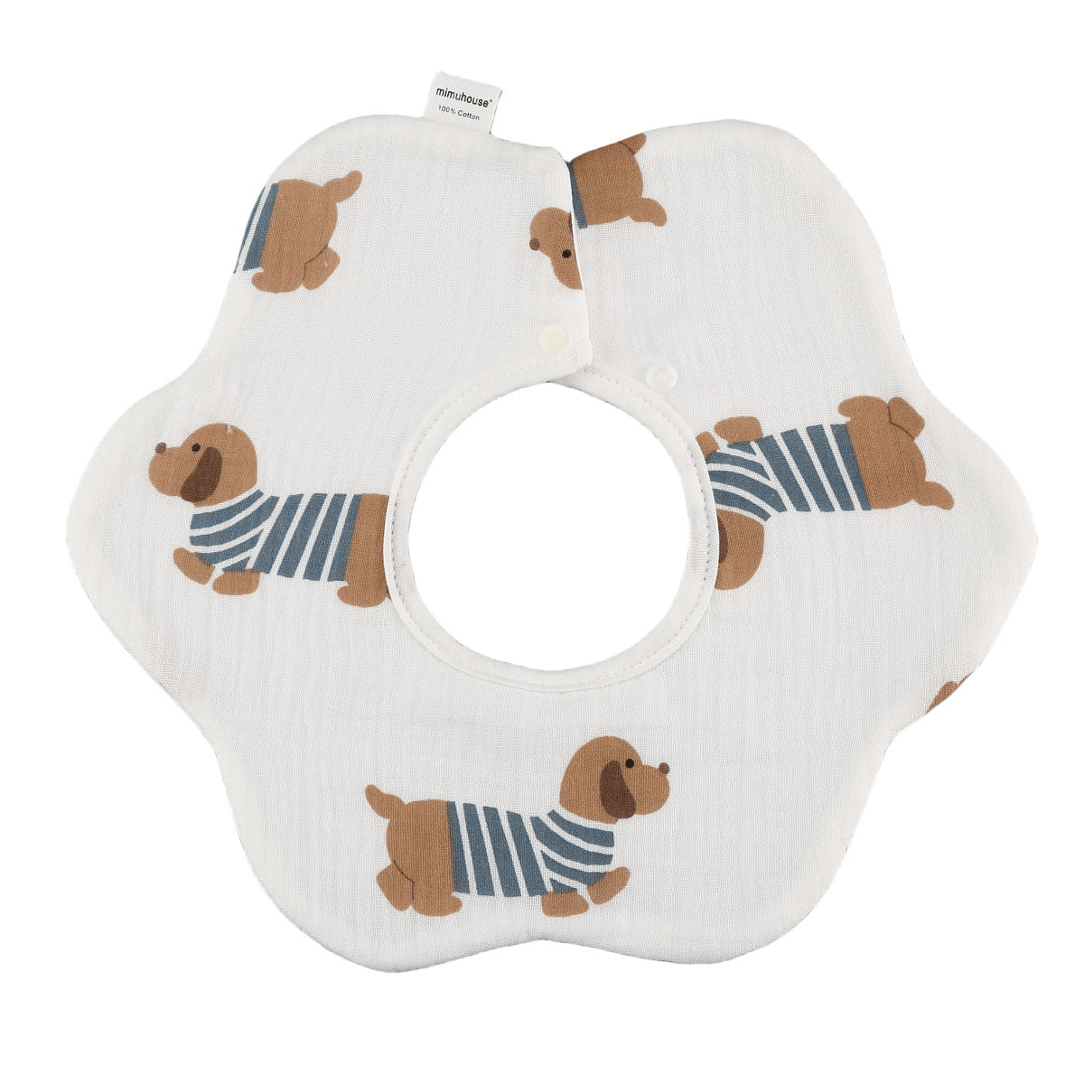 Summer quick-drying 360-degree bib for children, baby cotton pure fabric type A bib, baby apron