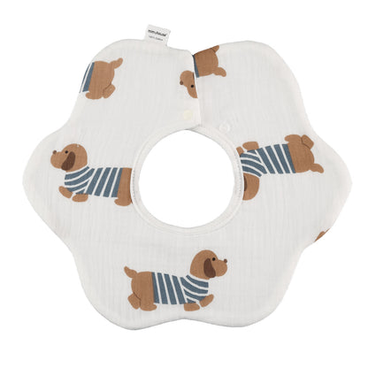 Summer quick-drying 360-degree bib for children, baby cotton pure fabric type A bib, baby apron