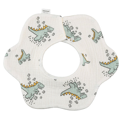 Summer quick-drying 360-degree bib for children, baby cotton pure fabric type A bib, baby apron