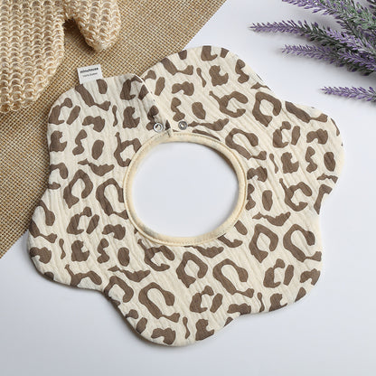 Summer quick-drying 360-degree bib for children, baby cotton pure fabric type A bib, baby apron