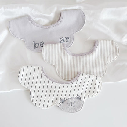 Baby bib towel, newborn waterproof bib, baby mouth cover, male baby scarf, cotton mouth bag for 0-2 years old