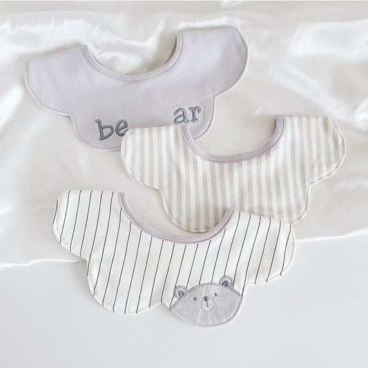 Baby bib towel, newborn waterproof bib, baby mouth cover, male baby scarf, cotton mouth bag for 0-2 years old