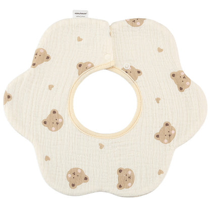 Summer quick-drying 360-degree bib for children, baby cotton pure fabric type A bib, baby apron