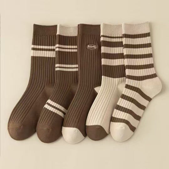 Men's and Women's Fall/Winter Mid-Calf Socks