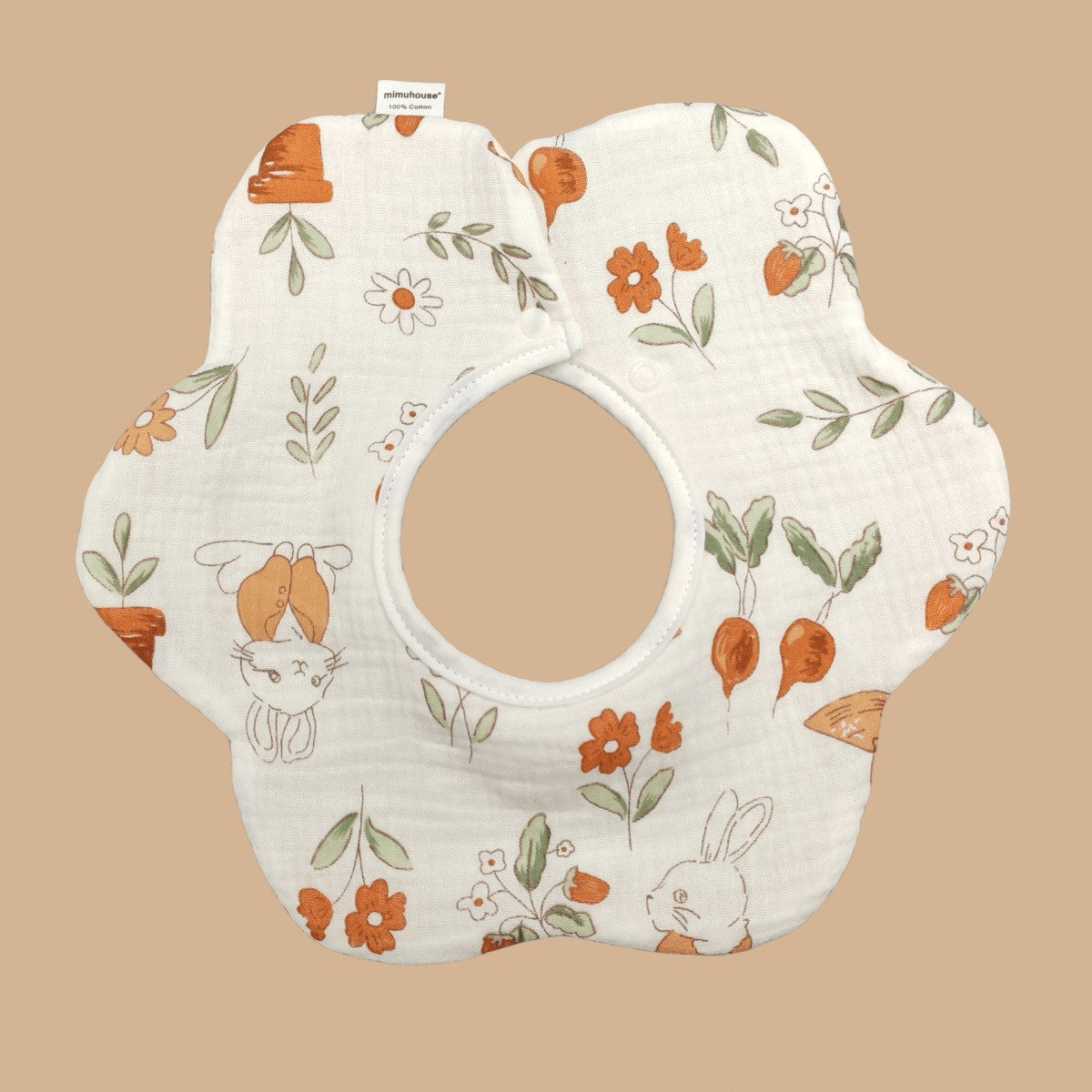 Summer quick-drying 360-degree bib for children, baby cotton pure fabric type A bib, baby apron