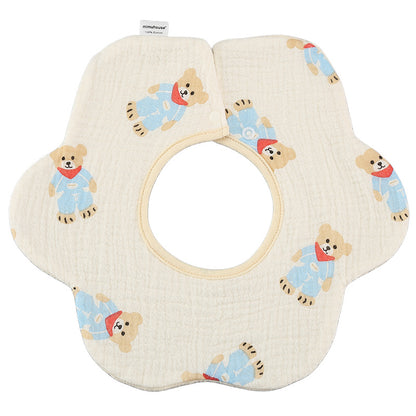 Summer quick-drying 360-degree bib for children, baby cotton pure fabric type A bib, baby apron