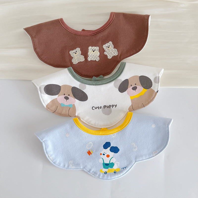 Baby bib towel, newborn waterproof bib, baby mouth cover, male baby scarf, cotton mouth bag for 0-2 years old
