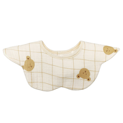 Summer quick-drying 360-degree bib for children, baby cotton pure fabric type A bib, baby apron