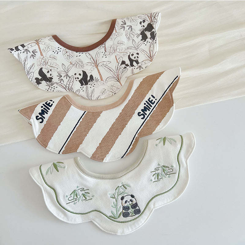 Baby bib towel, newborn waterproof bib, baby mouth cover, male baby scarf, cotton mouth bag for 0-2 years old