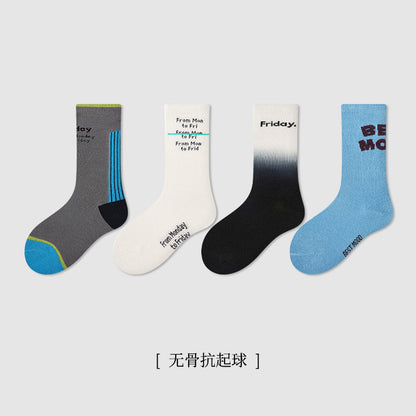 ZYZ儿童袜子批发秋季纯色百搭双针儿童中筒袜双罗口蝴蝶结花边袜