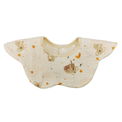 Summer quick-drying 360-degree bib for children, baby cotton pure fabric type A bib, baby apron