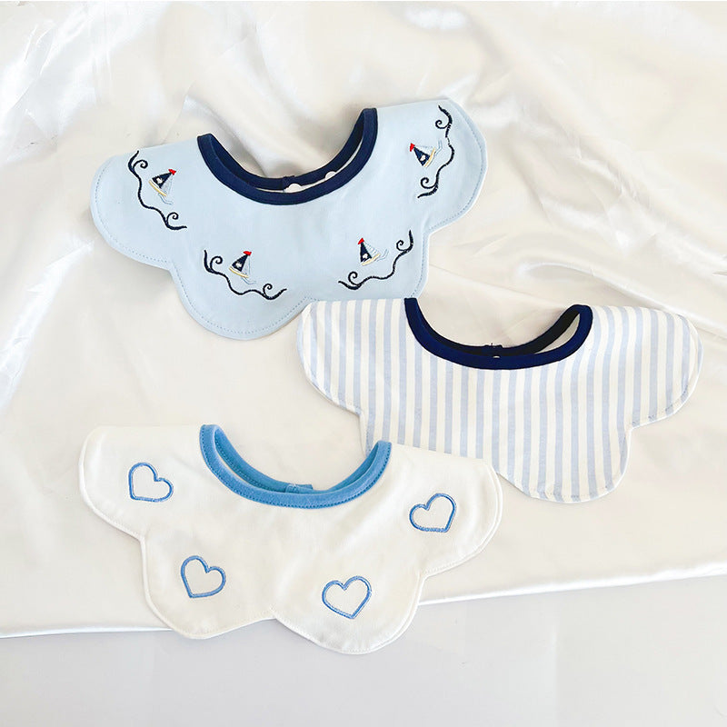 Baby bib towel, newborn waterproof bib, baby mouth cover, male baby scarf, cotton mouth bag for 0-2 years old