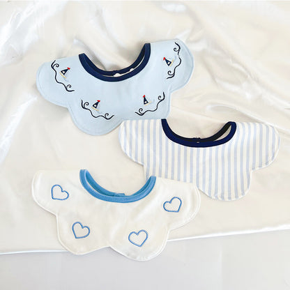 Baby bib towel, newborn waterproof bib, baby mouth cover, male baby scarf, cotton mouth bag for 0-2 years old