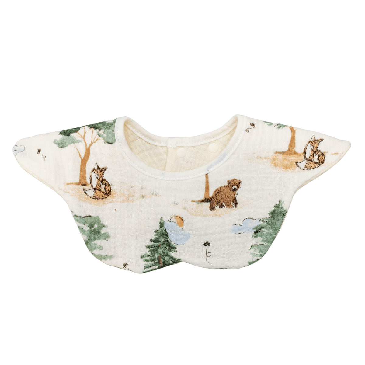 Summer quick-drying 360-degree bib for children, baby cotton pure fabric type A bib, baby apron