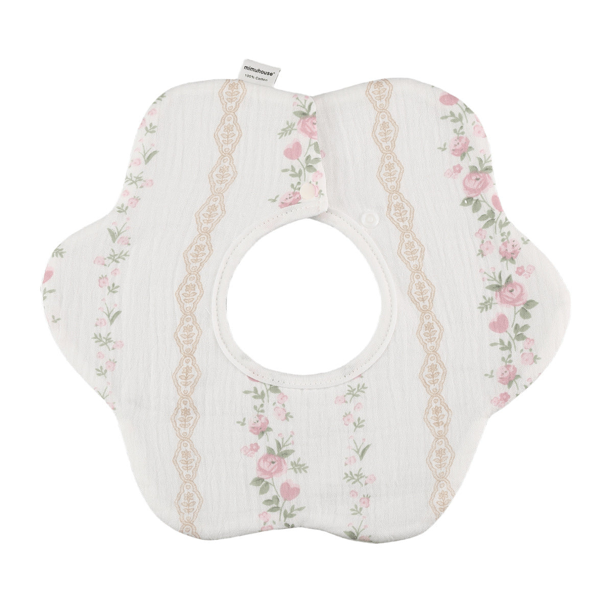 Summer quick-drying 360-degree bib for children, baby cotton pure fabric type A bib, baby apron