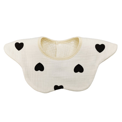 Summer quick-drying 360-degree bib for children, baby cotton pure fabric type A bib, baby apron