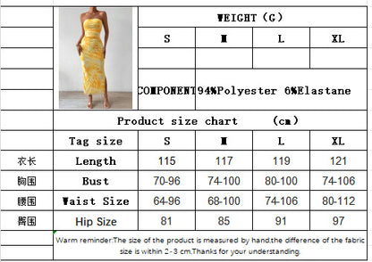 Women's TK net mesh printed dress - Spring/Summer new style, high waist, fitted, slit at the hem, racerback, full skirt